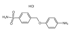 4-(4-Amino-phenoxymethyl)-benzenesulfonamide; hydrochloride结构式