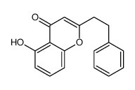 5-hydroxy-2-(2-phenylethyl)chromen-4-one结构式
