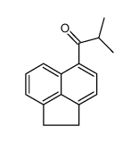 1-(1,2-dihydroacenaphthylen-5-yl)-2-methylpropan-1-one Structure