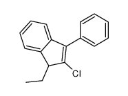 2-chloro-1-ethyl-3-phenyl-1H-indene结构式