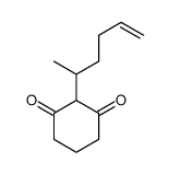 2-hex-5-en-2-ylcyclohexane-1,3-dione Structure