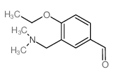 3-[(dimethylamino)methyl]-4-ethoxybenzaldehyde(SALTDATA: FREE) structure