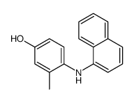3-methyl-4-(naphthalen-1-ylamino)phenol Structure
