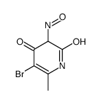 5-bromo-6-methyl-3-nitroso-1H-pyridine-2,4-dione结构式