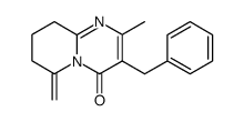 benzyl-3 methyl-2 methylene-6 oxo-4 piperidino<1,2-a>pyrimidine结构式