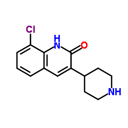 8-Chloro-3-(4-piperidinyl)-2(1H)-quinolinone结构式