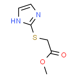 Acetic acid,2-(1H-imidazol-2-ylthio)-,methyl ester structure