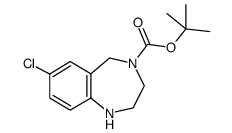 4-Boc-7-Chloro-2,3,4,5-tetrahydro-1H-benzo[e][1,4]diazepine Structure