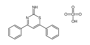 4,6-diphenyl-1,3-thiazin-2-imine,perchloric acid结构式