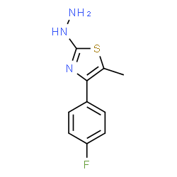 4-(4-FLUOROPHENYL)-5-METHYL-2(3H)-THIAZOLONE HYDRAZONE Structure