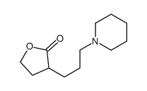 3-(3-piperidin-1-ylpropyl)oxolan-2-one结构式