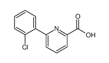 6-(2-氯苯基)-2-吡啶甲酸结构式