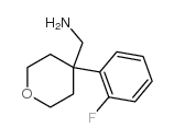 [4-(2-fluorophenyl)oxan-4-yl]methanamine Structure