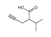 2-propan-2-ylpent-4-ynoic acid结构式