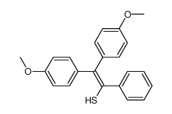 2,2-bis(4-methoxyphenyl)-1-phenylethenethiol Structure