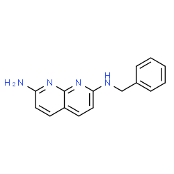 1,8-Naphthyridine-2,7-diamine,N-(phenylmethyl)- (9CI) picture