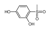 4-methylsulfonylbenzene-1,3-diol Structure