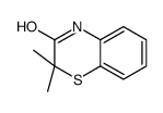 2,2-Dimethyl-2H-1,4-benzothiazin-3(4H)-one结构式