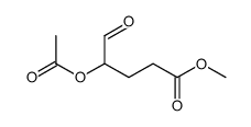 methyl 4-acetyloxy-5-oxopentanoate Structure