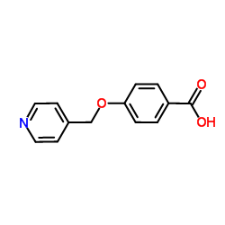 4-(4-Pyridinylmethoxy)benzoic acid结构式