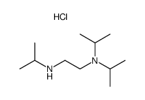 N,N,N'-Triisopropyl-ethane-1,2-diamine; hydrochloride结构式