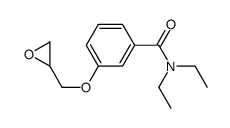 N,N-diethyl-3-(oxiran-2-ylmethoxy)benzamide结构式