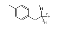 1-methyl-4-(2,2,2-trideuterioethyl)benzene结构式