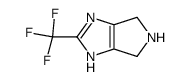 2-(trifluoromethyl)-1,4,5,6-tetrahydropyrrolo[2,4-d]imidazole结构式