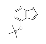 4-((trimethylsilyl)oxy)thieno[2,3-d]pyrimidine结构式