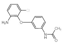 N-[3-(2-Amino-6-chlorophenoxy)phenyl]acetamide Structure