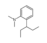 N,N-dimethyl-2-pentan-3-ylaniline Structure