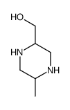 (5-Methyl-2-piperazinyl)methanol结构式
