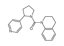 (3,4-Dihydro-2H-quinolin-1-yl)(2-(pyridin-4-yl)pyrrolidin-1-yl)methanone Structure