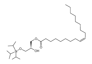 1-oleoyl-3-O-triisopropylsilyl-sn-glycerol Structure