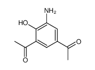 1-(5-Acetyl-3-amino-2-hydroxy-phenyl)-ethanone结构式