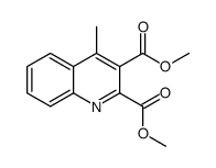 dimethyl 4-methylquinoline-2,3-dicarboxylate结构式