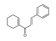 1-(cyclohexen-1-yl)-3-phenylprop-2-en-1-one结构式
