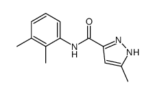 N-(2,3-dimethylphenyl)-5-methyl-1H-pyrazole-3-carboxamide Structure