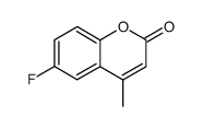 6-FLUORO-4-METHYL-2H-CHROMEN-2-ONE结构式