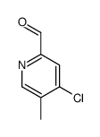 4-Chloro-5-Methyl-pyridine-2-carbaldehyde结构式