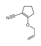 2-prop-2-enoxycyclopentene-1-carbonitrile结构式