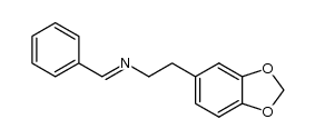 (2-benzo[1,3]dioxol-5-yl-ethyl)-benzyliden-amine结构式