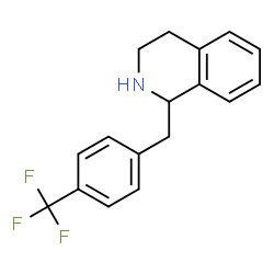 1-(4-TRIFLUOROMETHYL-BENZYL)-1,2,3,4-TETRAHYDRO-ISOQUINOLINE结构式