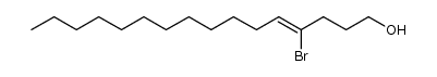 (Z)-4-bromohexadec-4-en-1-ol结构式