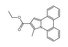 2-carbethoxy-3-methylpyrrolo[1,2-f]phenanthridine结构式