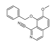 7-methoxy-8-phenylmethoxyisoquinoline-1-carbonitrile Structure