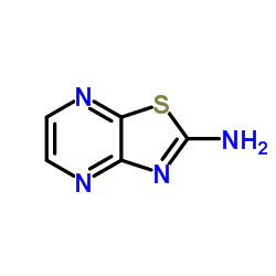 [1,3]Thiazolo[4,5-b]pyrazin-2-amine结构式