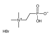 trimethyl(2-phosphonoethyl)azanium,bromide结构式