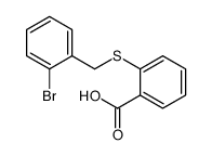 2-[(2-bromophenyl)methylsulfanyl]benzoic acid结构式