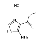 Methyl 5-amino-1H-imidazole-4-carboxylate hydrochloride structure